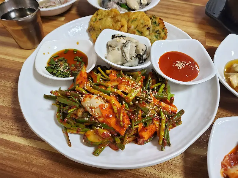 다양한 굴 요리