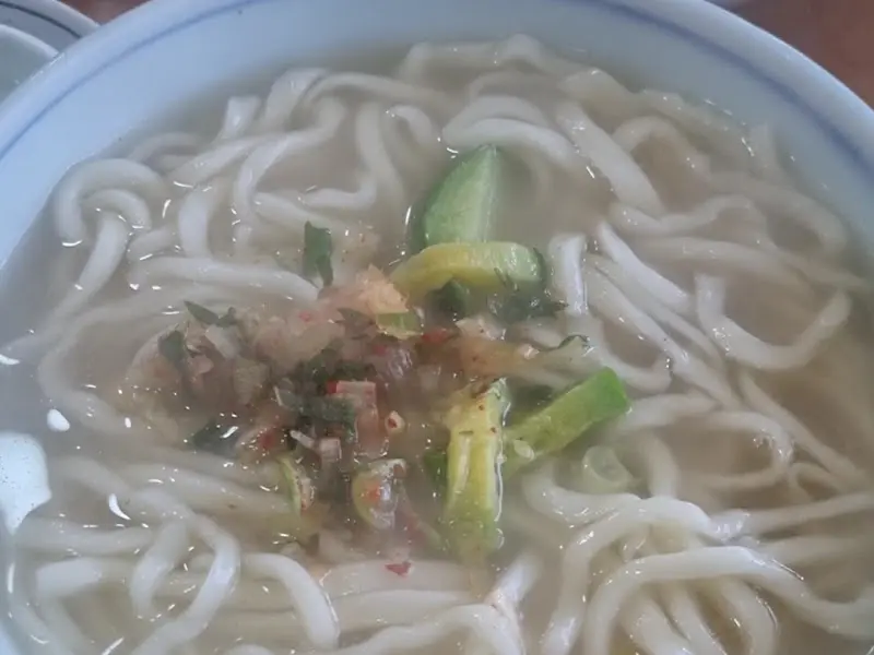 칼국수 근접샷