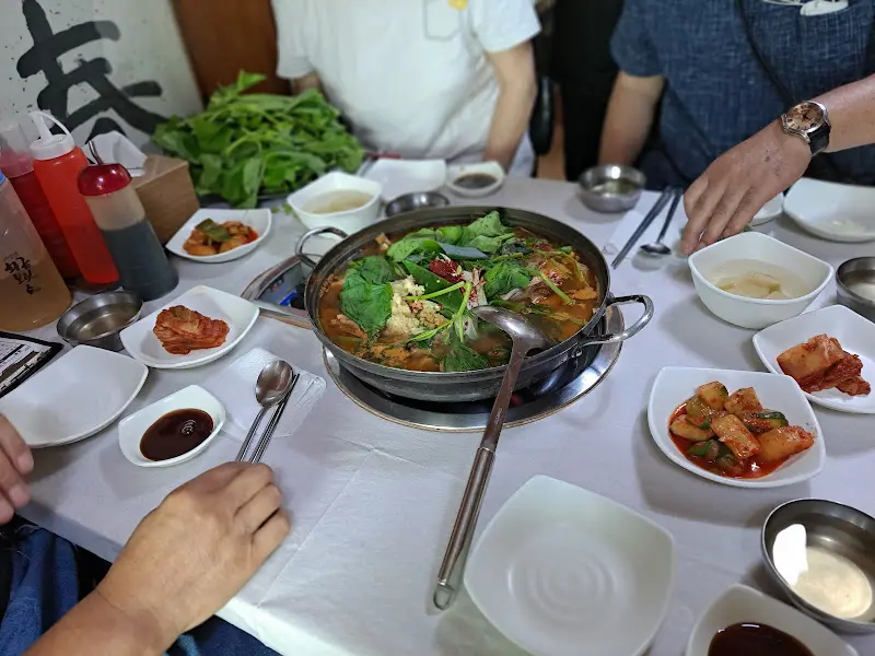 복어탕 한 상 차림