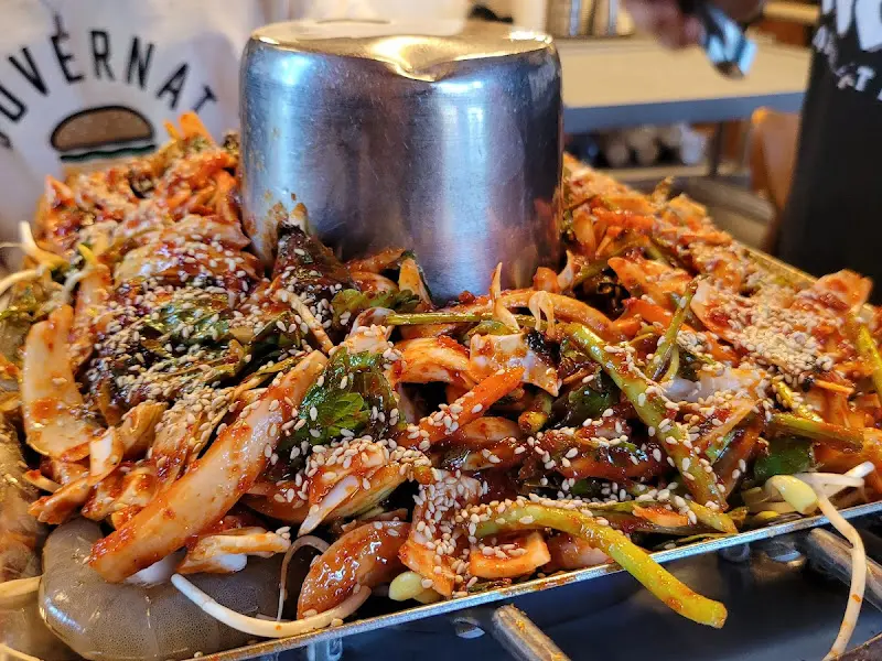 산낙지 철판구이