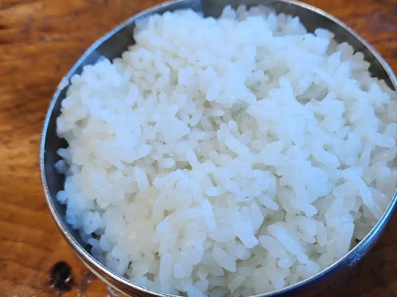 윤기가 흐르는 흰 쌀밥