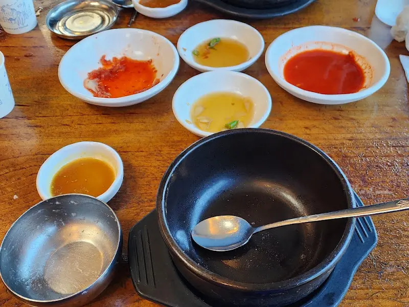 식사를 마친 테이블