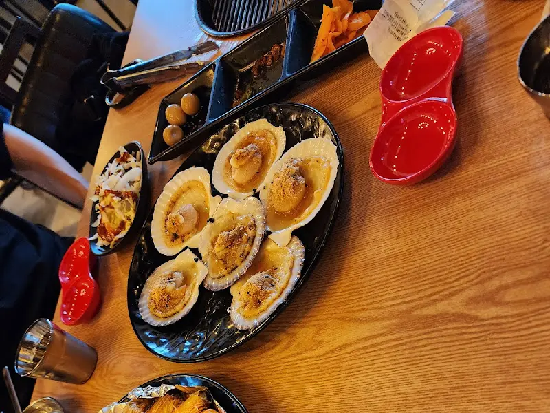 가리비 회 근접샷