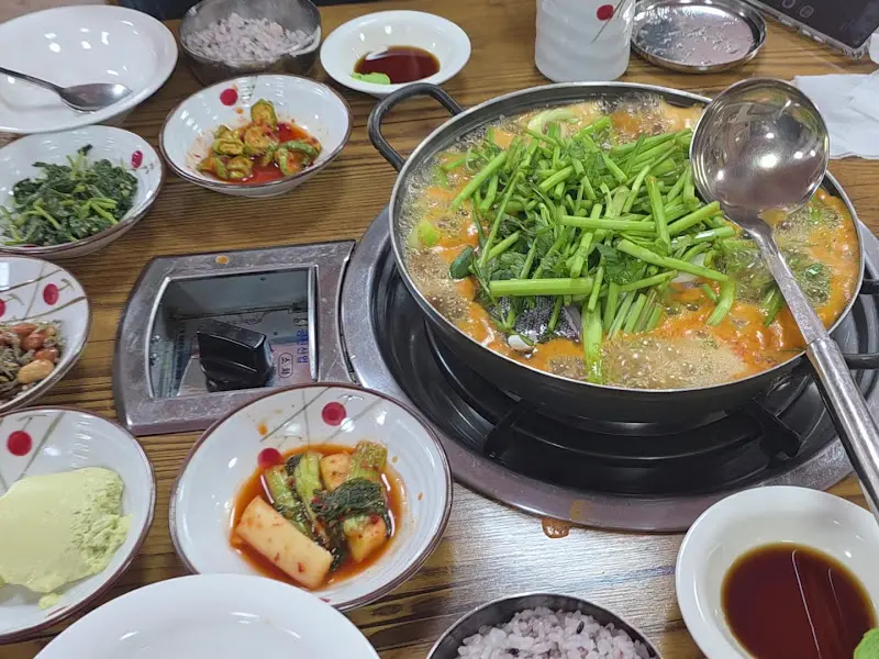 푸짐한 대구탕 한 상 차림