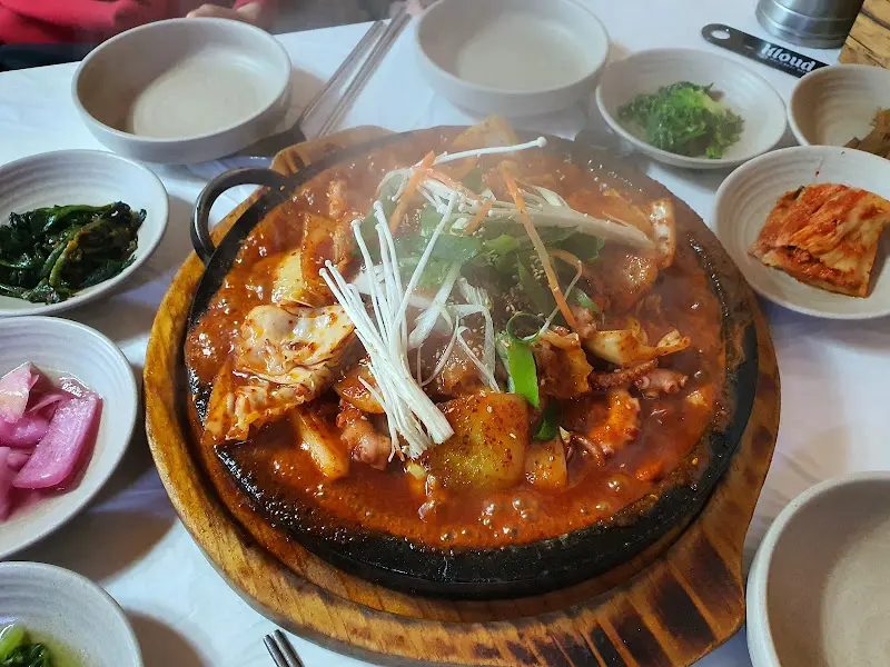 낙지볶음 근접샷