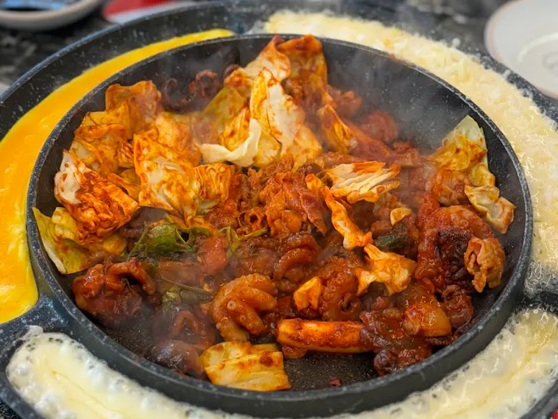 쭈꾸미와 양배추