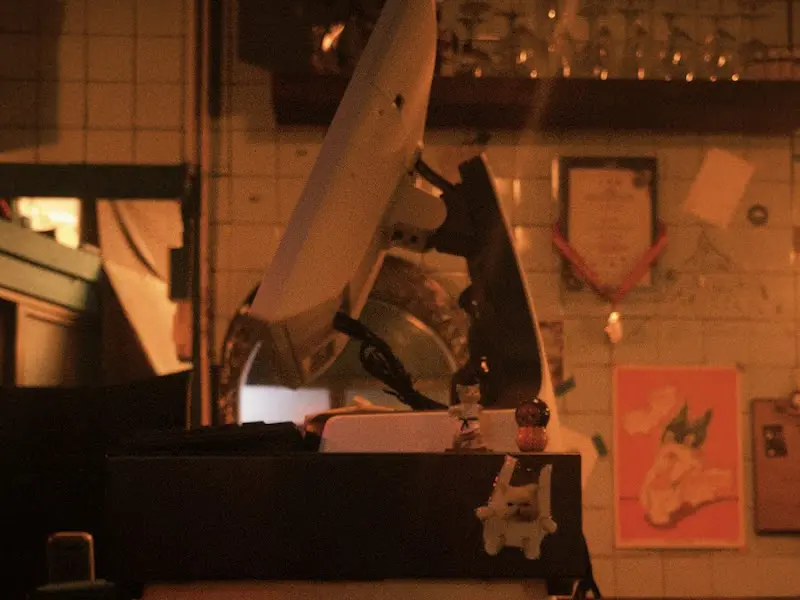 계산대 옆 아기자기한 장식