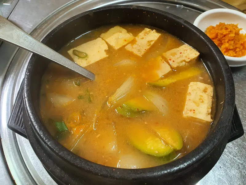 월성가든 된장국