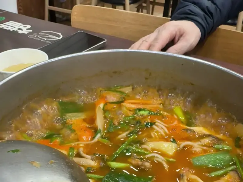 어죽의 풍성한 비주얼