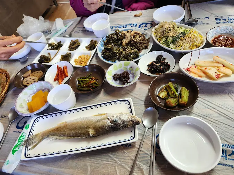 나물 비빔밥 정식 한 상 차림