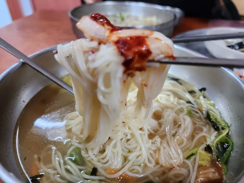 잔치국수 면발