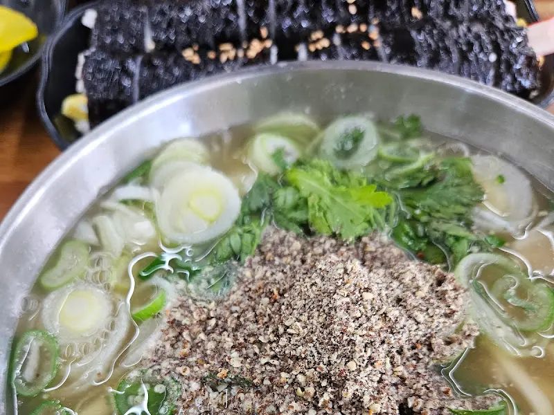 손칼국수 근접샷