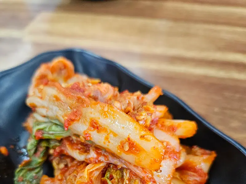 미소본칼국수 김치