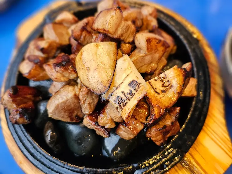 잘 구워진 목살