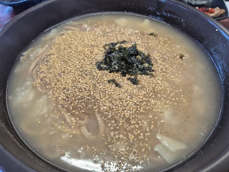 옹심이 칼국수의 모습