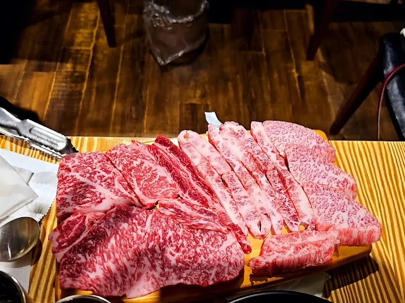 한우 모둠구이 클로즈업