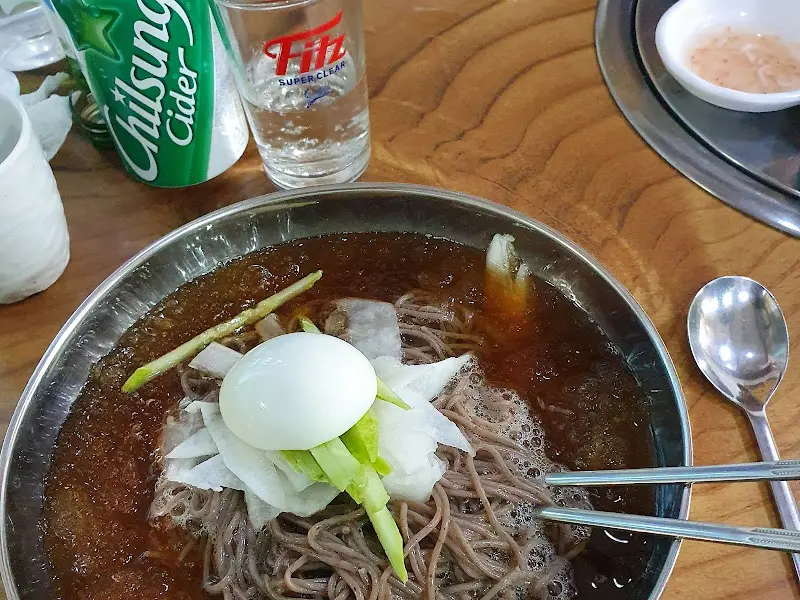 물 막국수의 시원한 비주얼