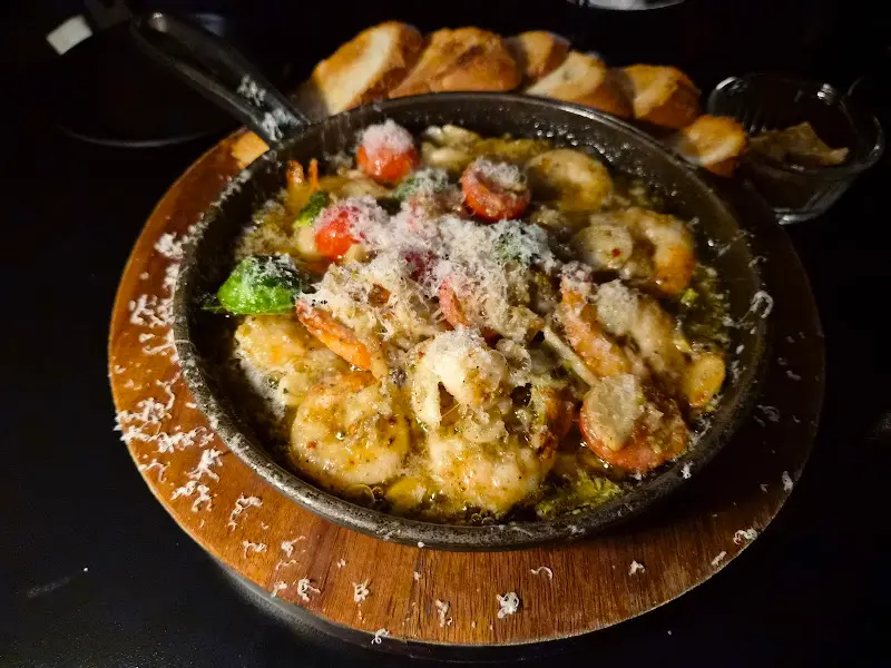 매콤 관자 오일 파스타