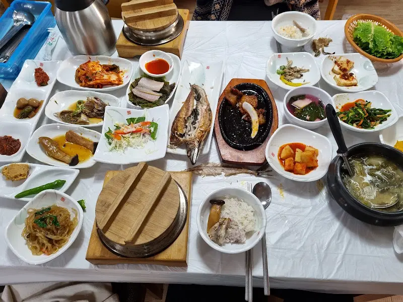 한상차림 항공샷