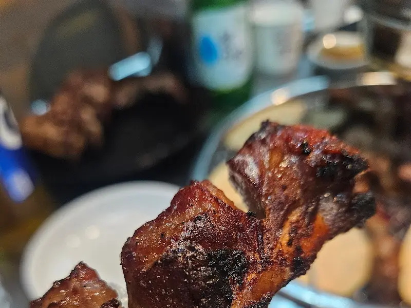 맛있게 익은 쪽갈비