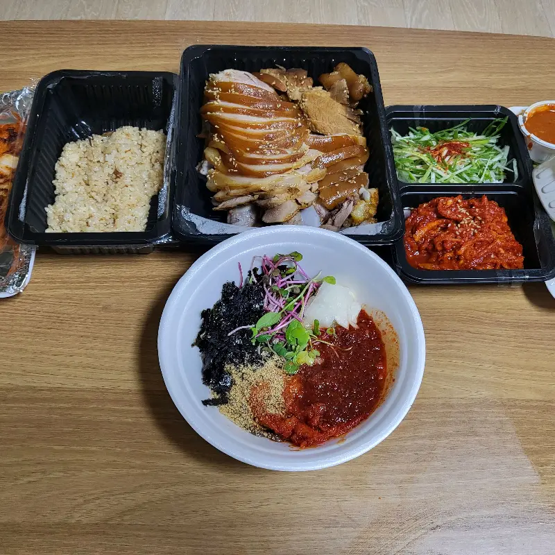 푸짐한 포장 세트