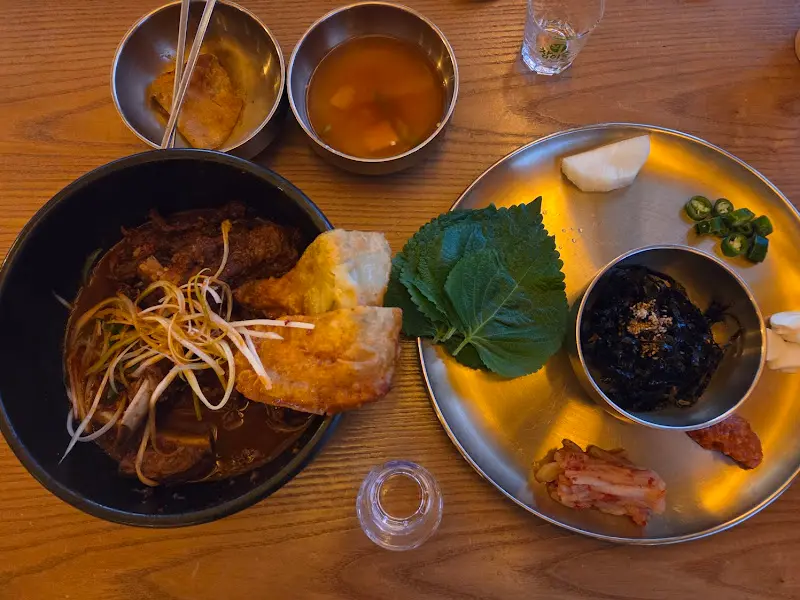 소갈비찜 한 상 차림