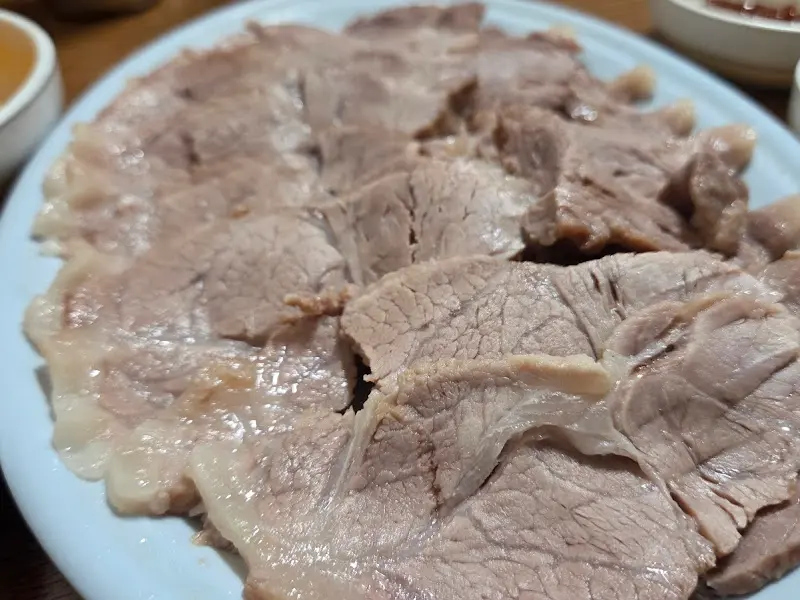 장원막국수 편육