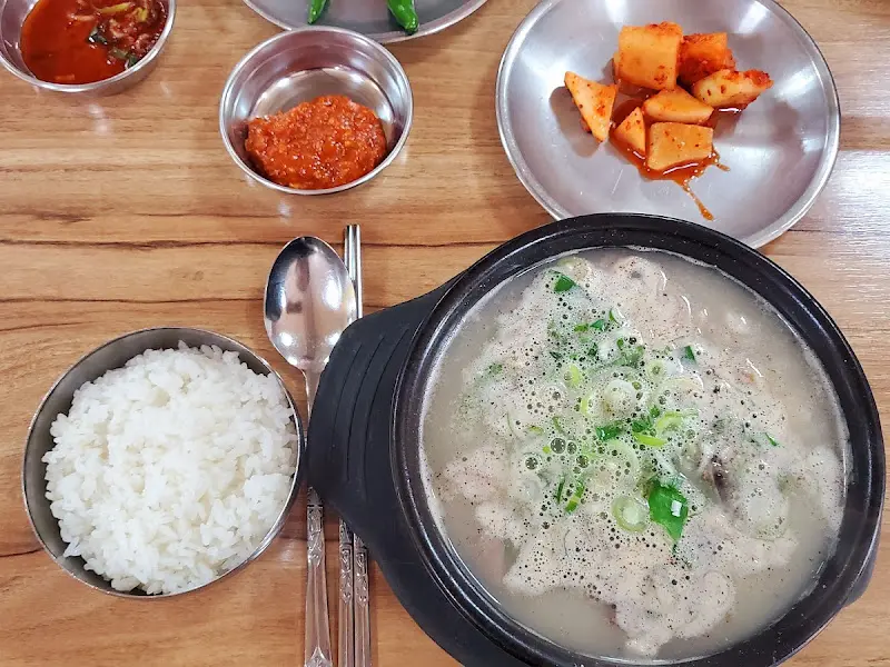 순대국 한상차림