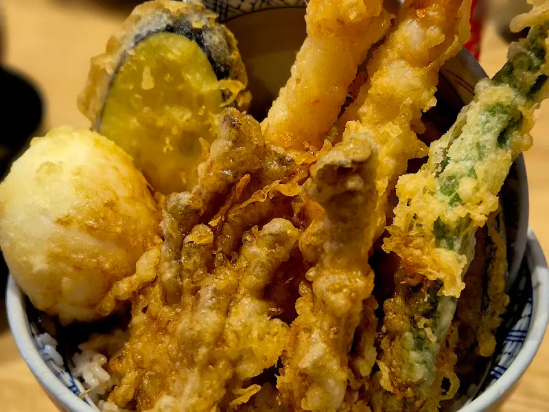 타이가 텐동 튀김