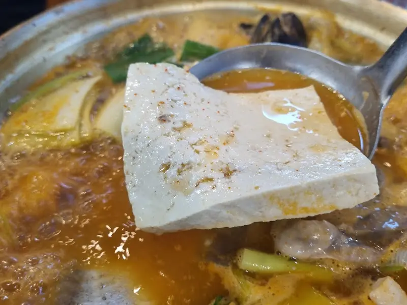 명란알탕 속 두부