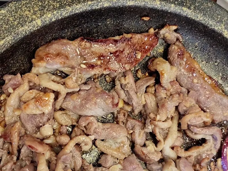 고추장 오리 구이