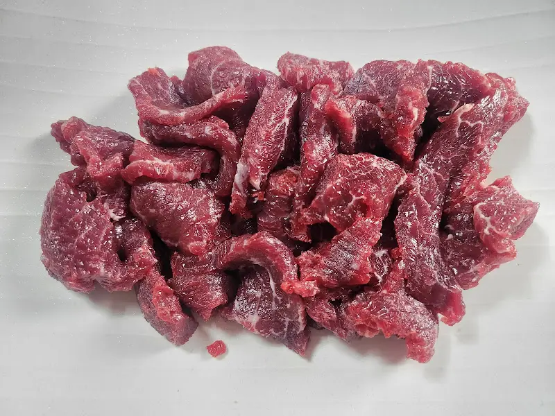 신선한 생고기의 자태