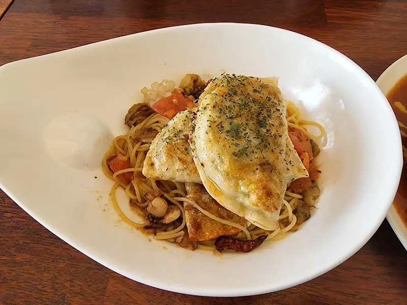 혜주만두파스타 클로즈업