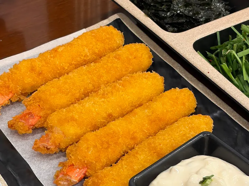 새우튀김 클로즈업