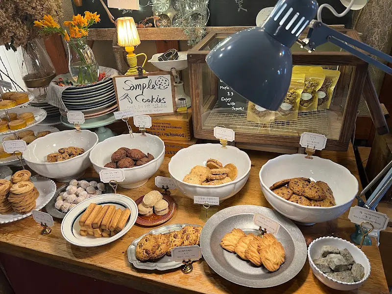 미세스피베리에서 판매하는 다양한 종류의 쿠키들