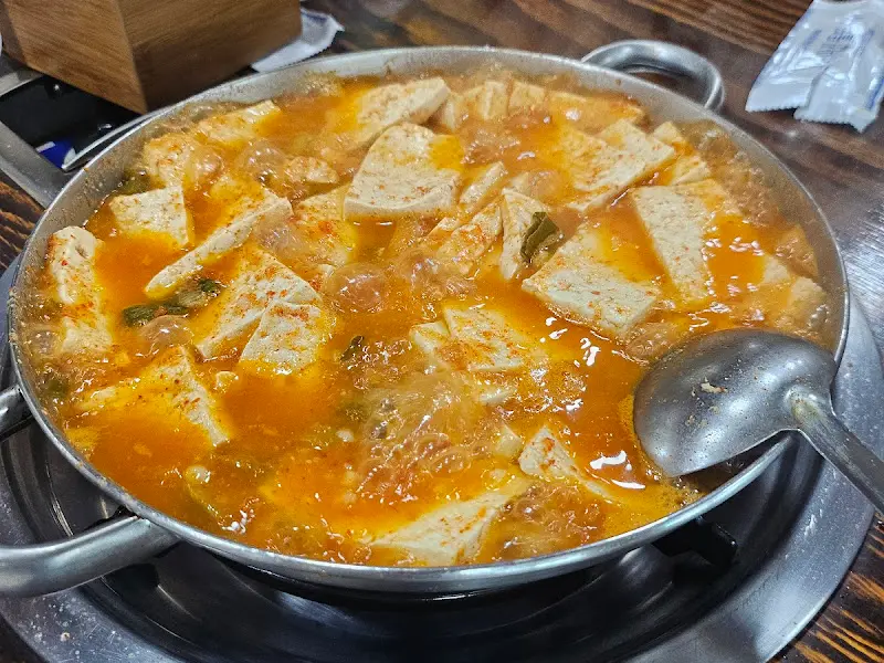 두부찌개 클로즈업