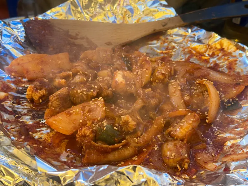 양념 꼼장어 구이