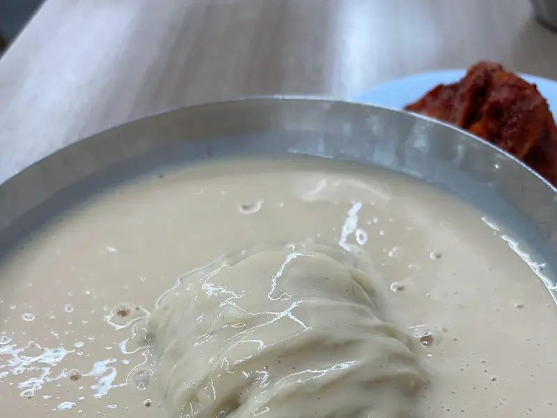 콩국수 면