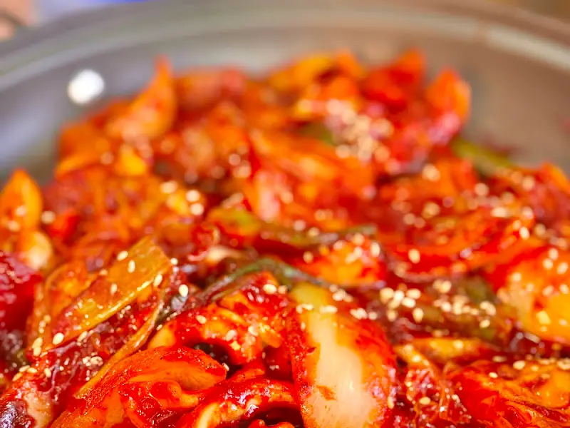 매콤한 오징어 볶음