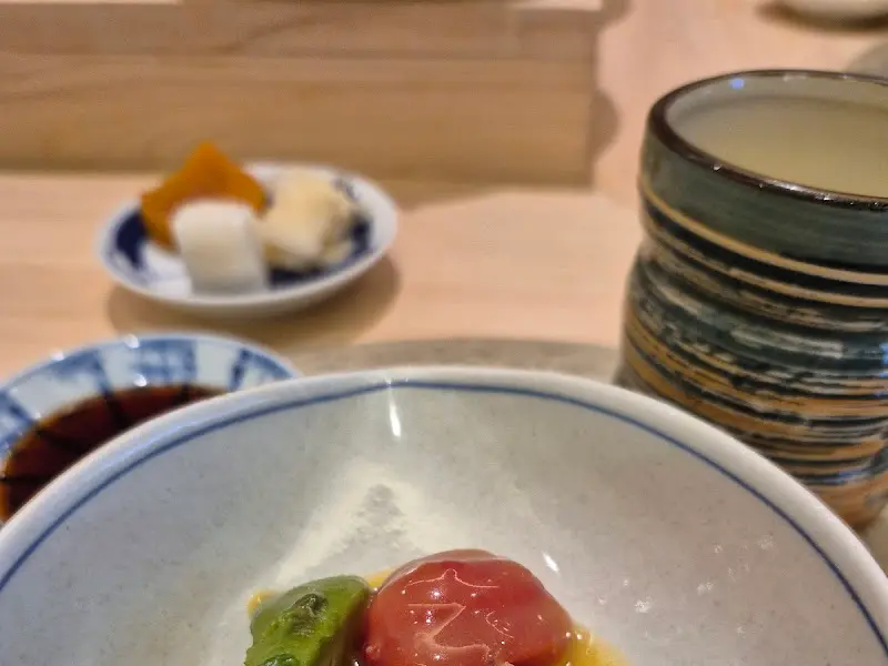 신선한 해산물 에피타이저