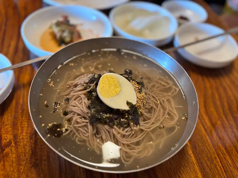 물 막국수의 비주얼