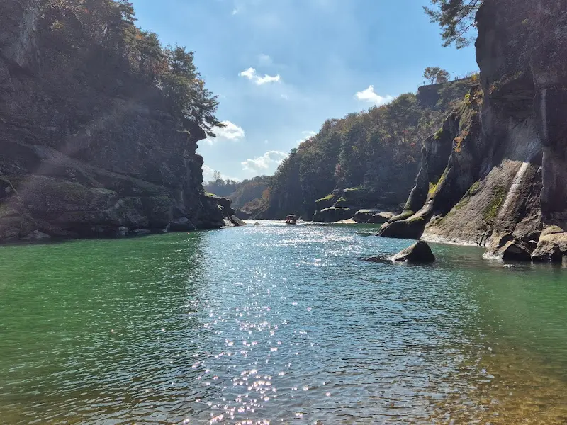 한탄강의 푸른 물결