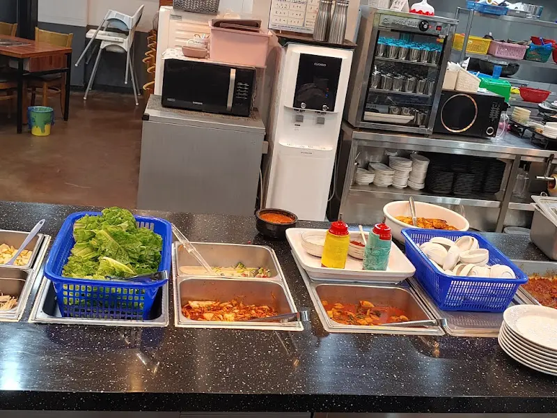 한식 뷔페 코너