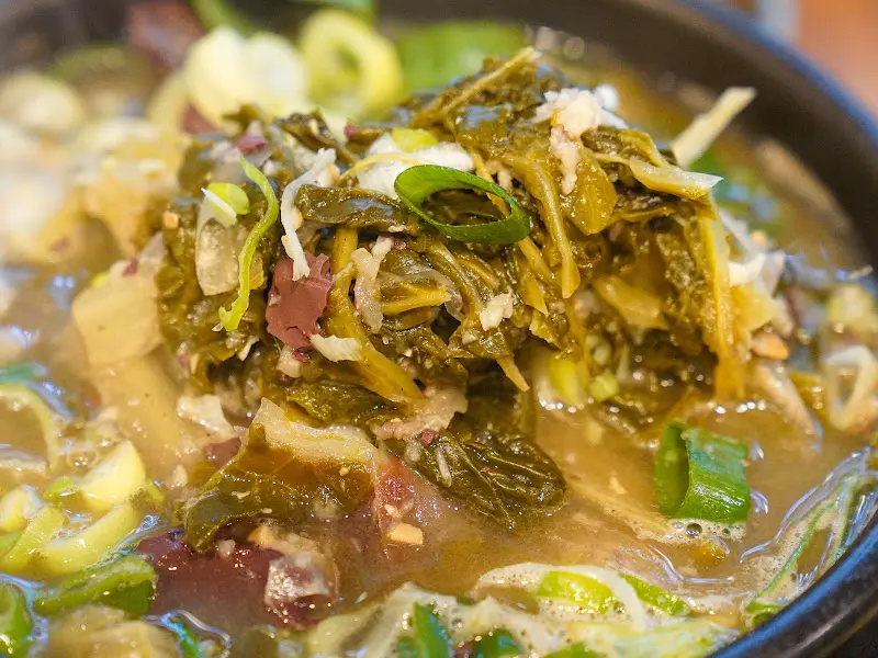 마포집 사골선지국 내용물