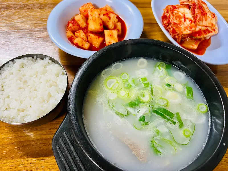 설렁탕과 깍두기, 김치