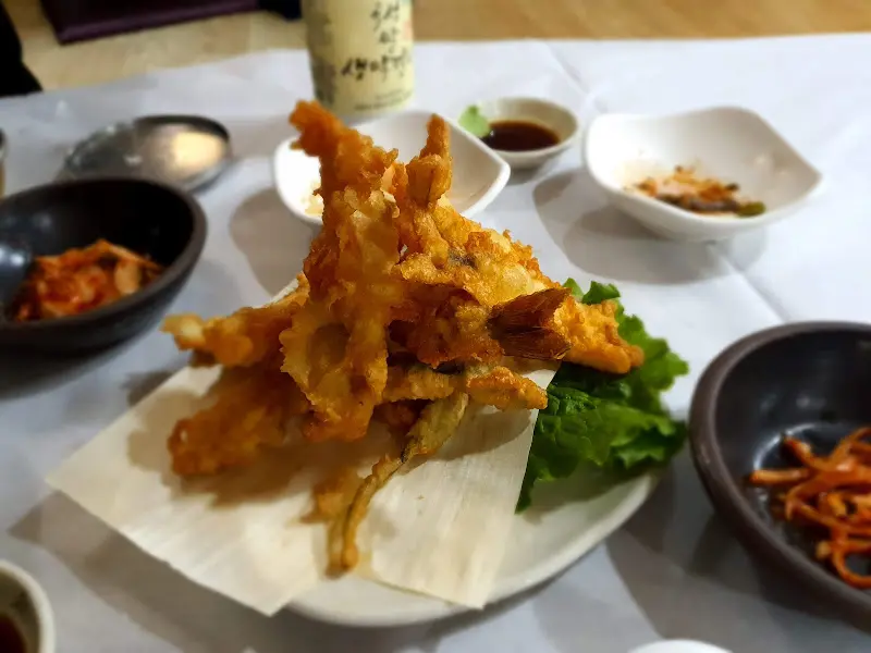 바삭한 은어튀김