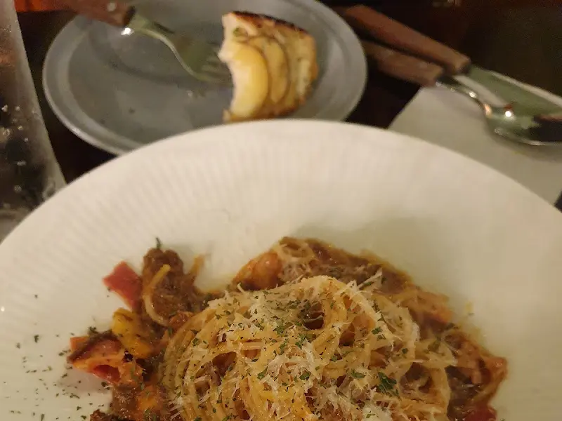 폭찹스테이크와 파스타