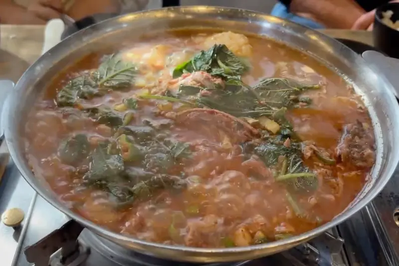 얼큰하고 시원한 오리탕