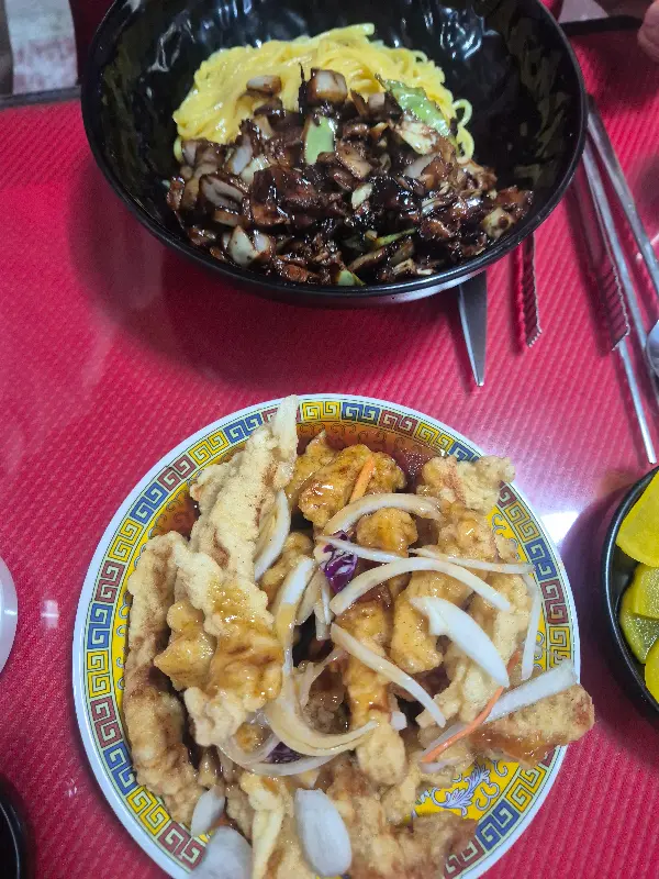 간짜장과 탕수육