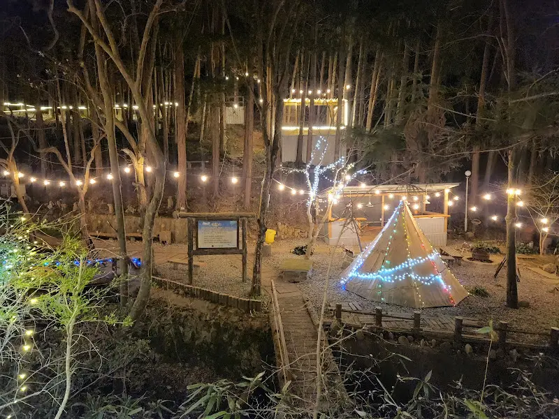 밤의 옥정가든 전경